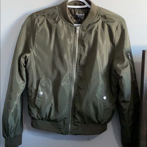 Streetwear society green bomber jacket